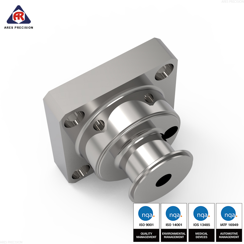 VCR金属垫片端面密封接头数控加工